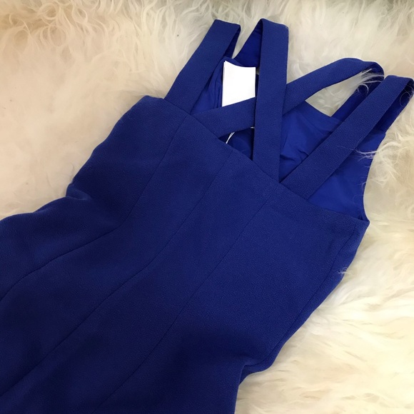 HUGO BOSS DAPHIMA CRISS CROSS SLEEVELESS DRESS - Picture 8 of 8